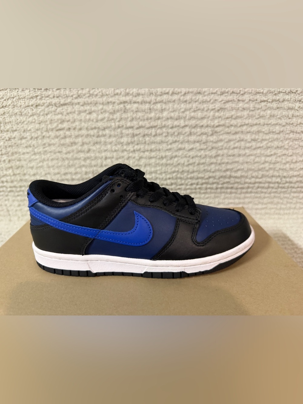 Nike Dunk Low GS Game Royal Black Blue Youth Size 4Y Sneakers No original Box - Picture 5 of 13